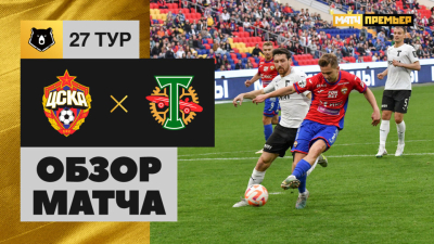 ЦСКА &mdash; Торпедо. Голы и лучшие моменты.